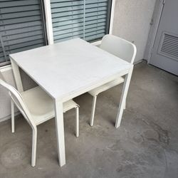 IKEA Dining Table And 2 Chairs 