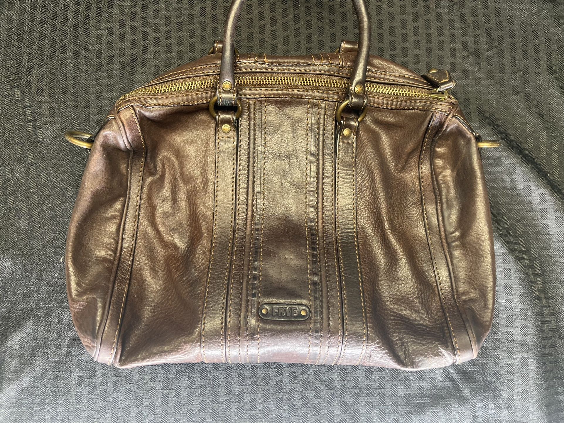 Vintage Frye Brown Leather Shoulder/Hand Bag