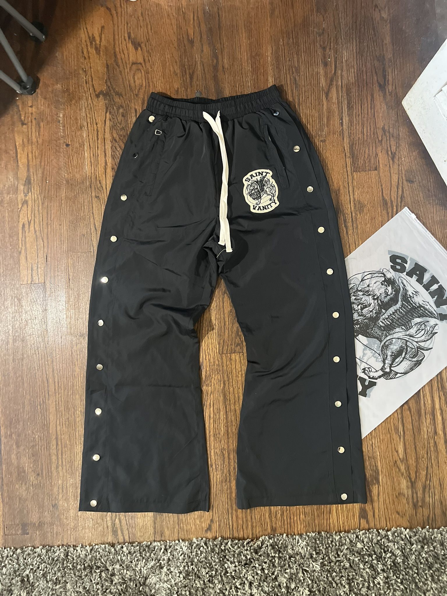 Saint Vanity Designer Black Nylon Jacketš„