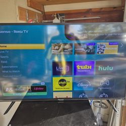 EISENSE 40 IN TV NO REMOTE ITS A ROKU TV 