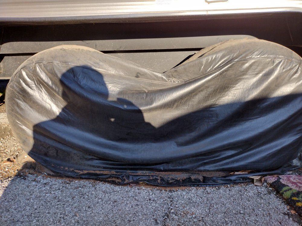 DOUBLE AXLE RV TIRE COVERS FOR $30