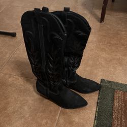 Women’s Sommer Stitch Western Boots - Universal Thread Black 5