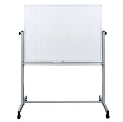 🔥Luxor MB4836LB Mobile Magnetic Combination Ghost Grid Whiteboard