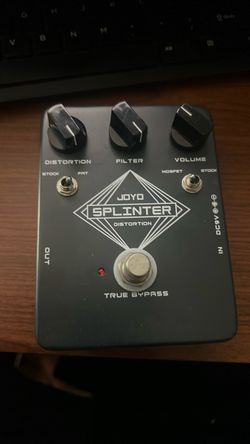 Splinter (joyo) rat pedal clone