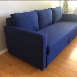 Blue IKEA Friheten Sleeper Sofa