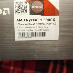 Ryzen 9 5900x 12c 24t CPU