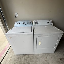 washer and dryer ready to use