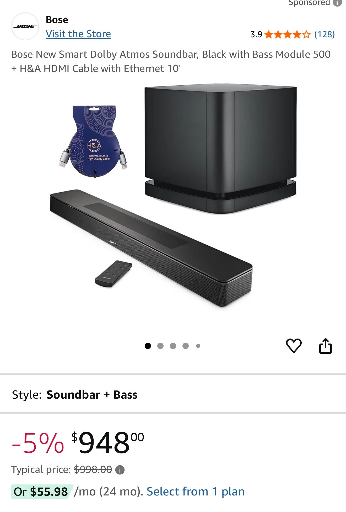 Bose 500 Ultra Home Theater