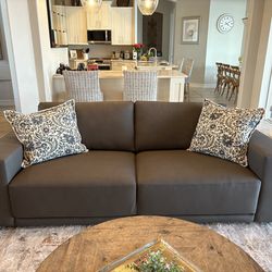 New Leather Couch & Chair