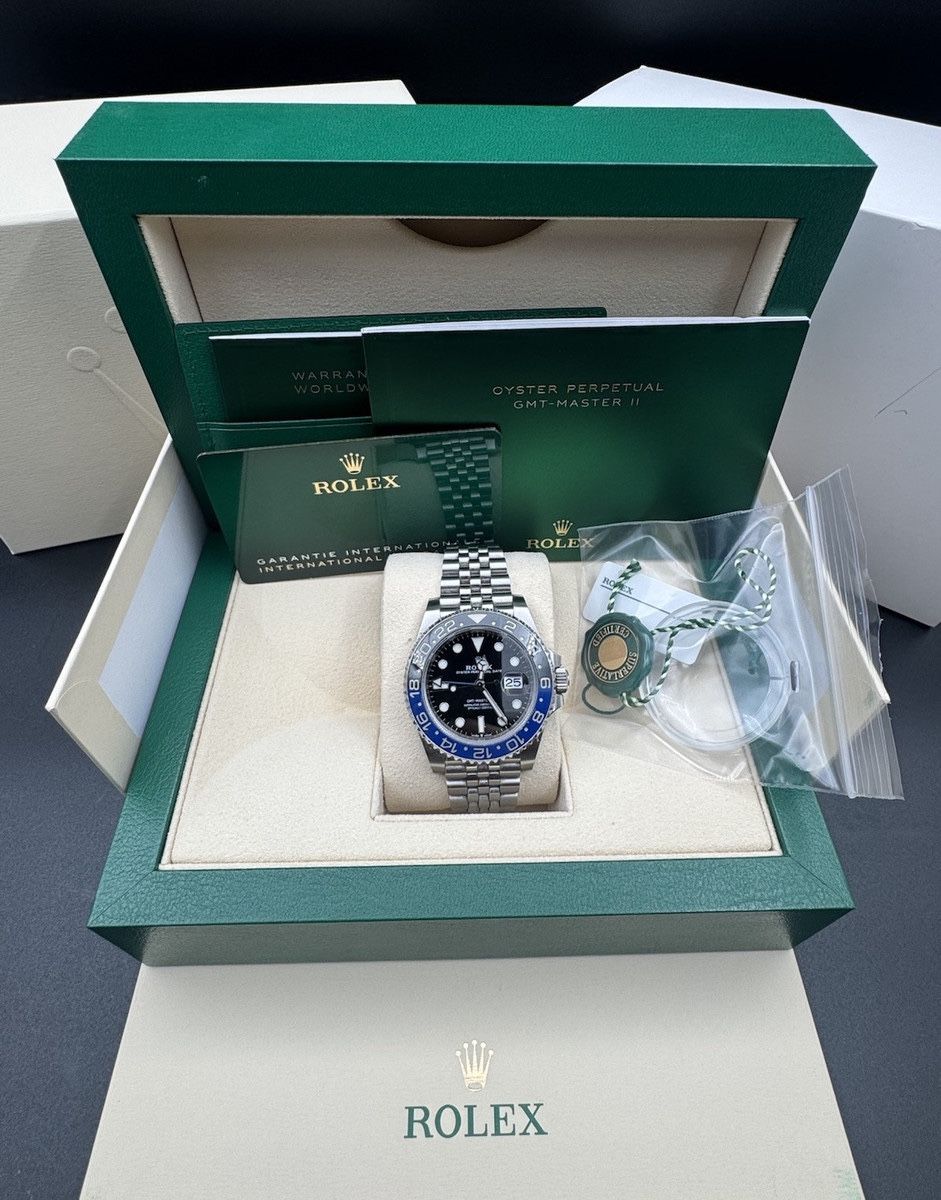 Rolex 126710 GMT II Batgirl With Box And Papers