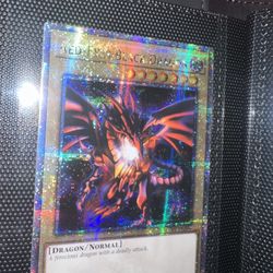 Quarter Century Rare Red Eyes Black Dragon