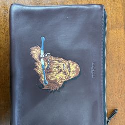 Chewbacca Coach Leather Pouch 