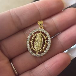 Virgin Mary Necklace