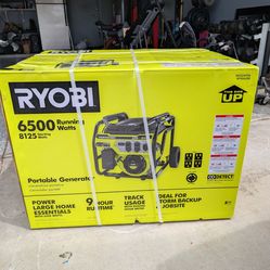 RYOBI 8125-Watt Gasoline Powered Portable Generator with CO Detect Shutdown Sensor