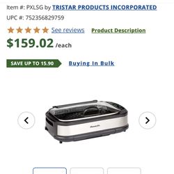 Power XL Smokeless Grill 