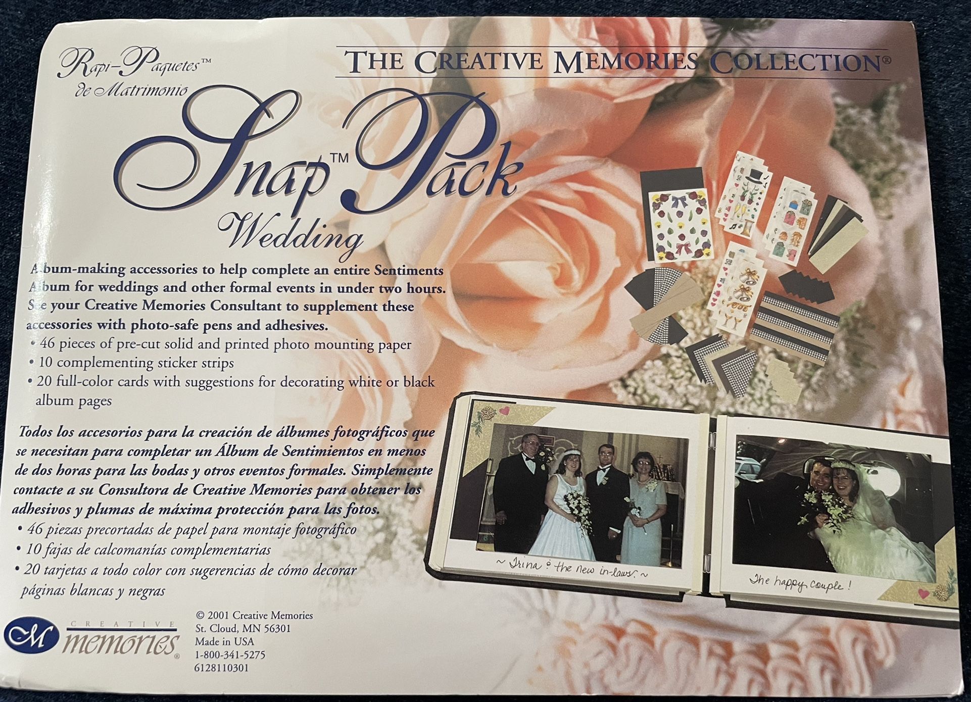 Creative Memories Wedding Snap Pack