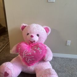 Giant Pink Teddy Bear 