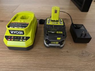 RYOBI ONE+ 18V 4Ah Battery + Charger