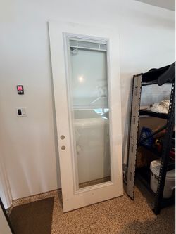 8ft door with blind insert