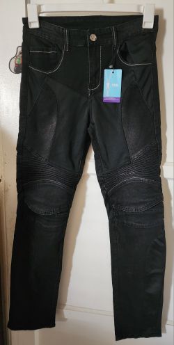 LOONG BIKER black PRO CYCLING  Men Pants Size W26x30L