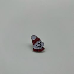 Supreme Snowman Pin Red FW21 Enamel Lapel Pin Authentic Brand New