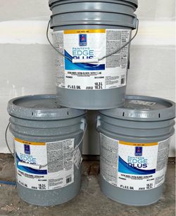 15 gallons Flat Interior Paint. Alabaster Color New
