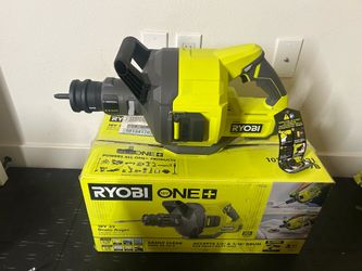 RYOBI ONE+ 18V Cordless Drain Auger with 35 ft Cable, LED Light, Auto Feed/Retract, Cable Lock, Enclosed Drum (Tool Only)