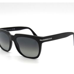 Prada Sunglasses SPR 04Y 1AB-2D0 Polished Black Gray Gradient