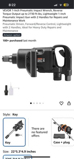 VEVOR Heavy-Duty Impact Wrench