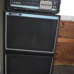 Acoustic Amp Head And Acoustic 406Cabinet 