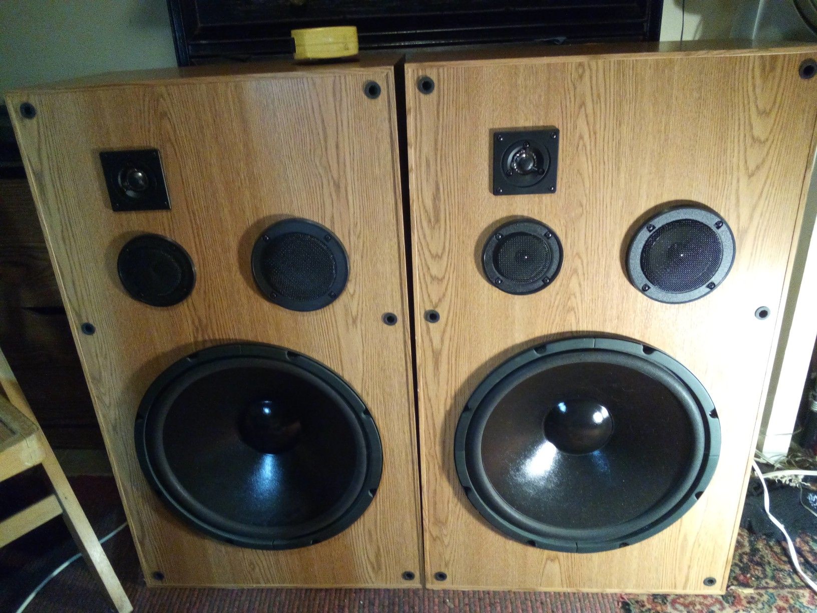 Klh 15 hotsell inch speakers