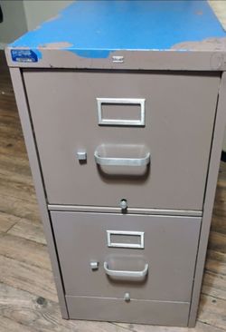 2 Drawer Letter size Filing Cabinet