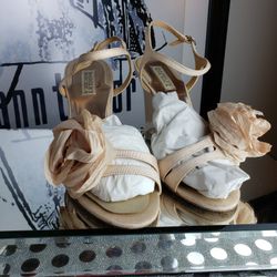 Badgley Mischka  Size 10 Blush Heels
