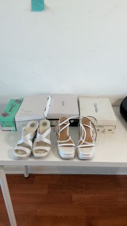 Moving sale women’s size 7 1/2 heels 1 pair of gladiator saddles 1 size 8 sparkly sandle