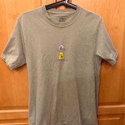 ALAB - Men’s Small Olive Green Alien Cow T-Shirt