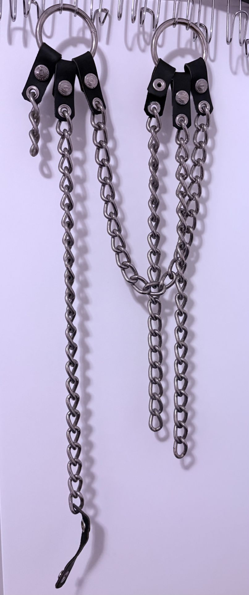Metal Link Chain Harness Male S&M