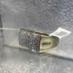7.0 14KT YG 2.50CTW DIAMOND RING