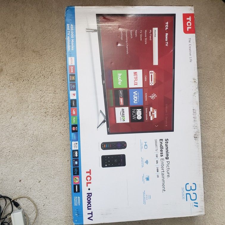 TLC 32" ROKU TV   NEW IN BOX