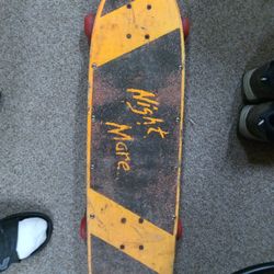 1989 Nash nightmare Skateboard Orange 