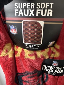 49ers FAUX fur Blanket