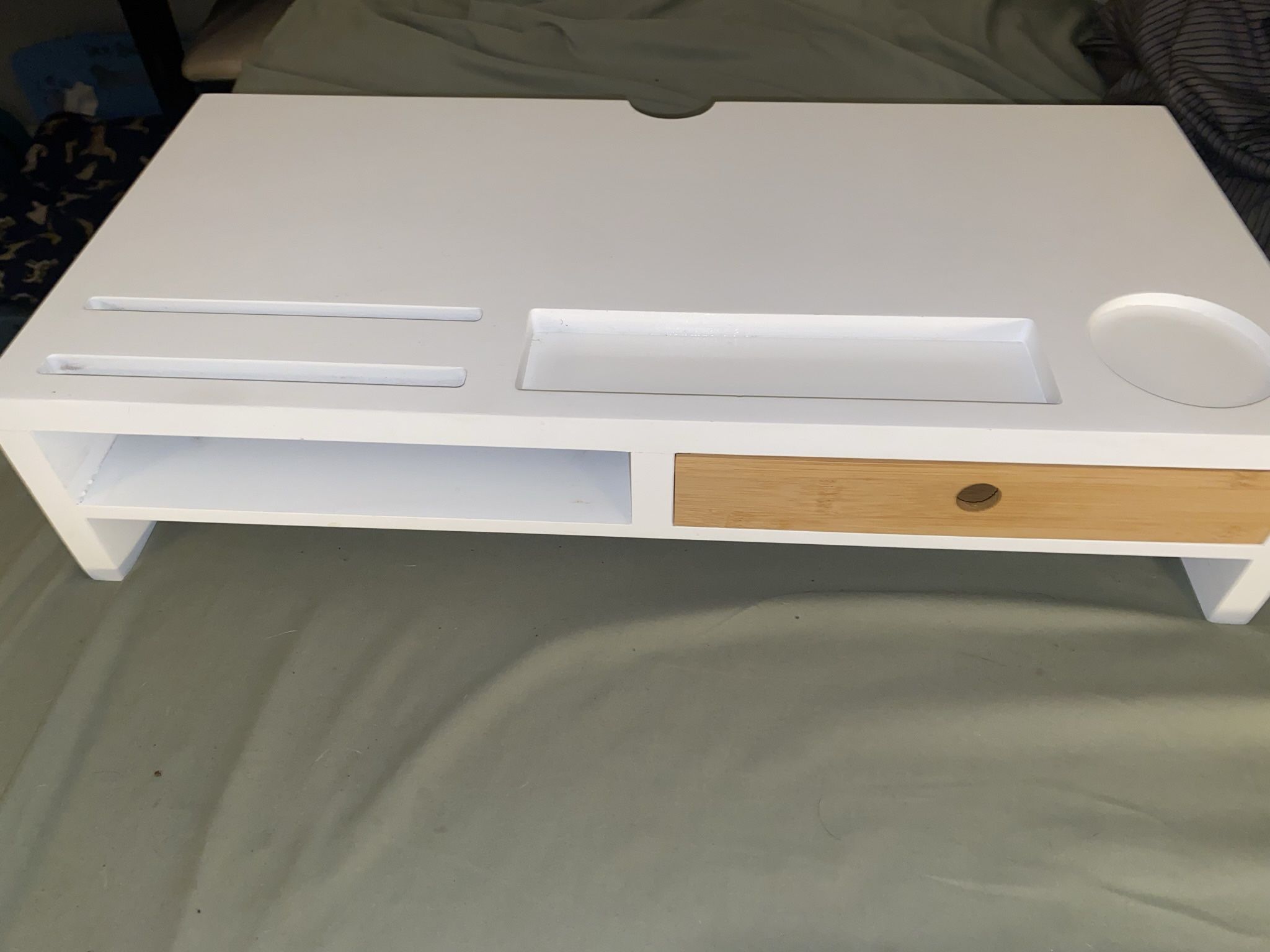 Monitor Stand/Shelf with Drawer Keyboard Storage