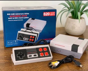 🎮 Mini Retro Game Console – 620 Built-In Classic Games – New in Box
