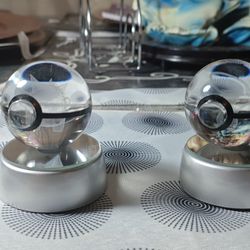 Pokemon Crystal Ball Gengar  And Mew Edition Night Light
Lamp