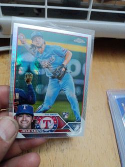 2023 josh Smith prism refractor Texas rangers rookie card