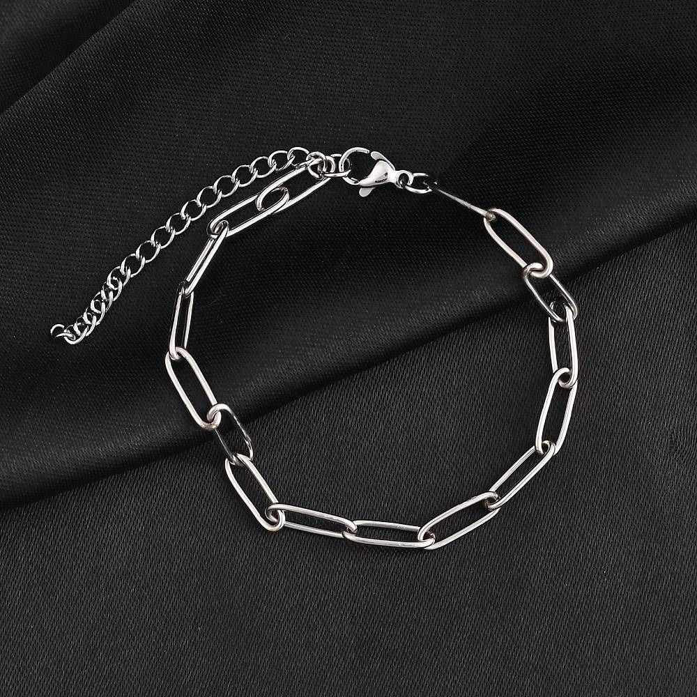 Paperclip Link Chain Bracelet
