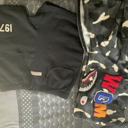 Bape Jacket L And Essential Shorts M