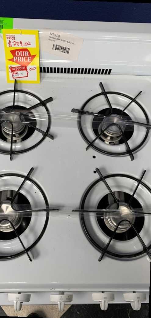 HOLIDAY BAK101OO 4 BURNER GAS STOVE 0KJ