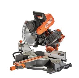 Ridgid 10in Dual Bevel Sliding Miter Saw (Model: R4241)