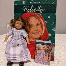 Mini Felicity American Girl Doll + Complete Book Set