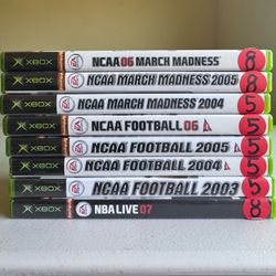 Original Xbox. NCAA Football. NCAA March Madness